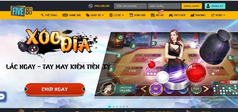 Chân dung nhà cái uy tín hàng đầu Việt Nam - nhà cái Five88